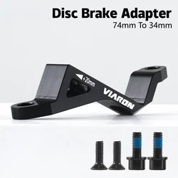 MTB Bike Disc Brake Adapter 20mm 140-160 Post Mount To Flat Mount Brake Adapter 74mm to 34mm Post to Flat Mount Brake Adapter