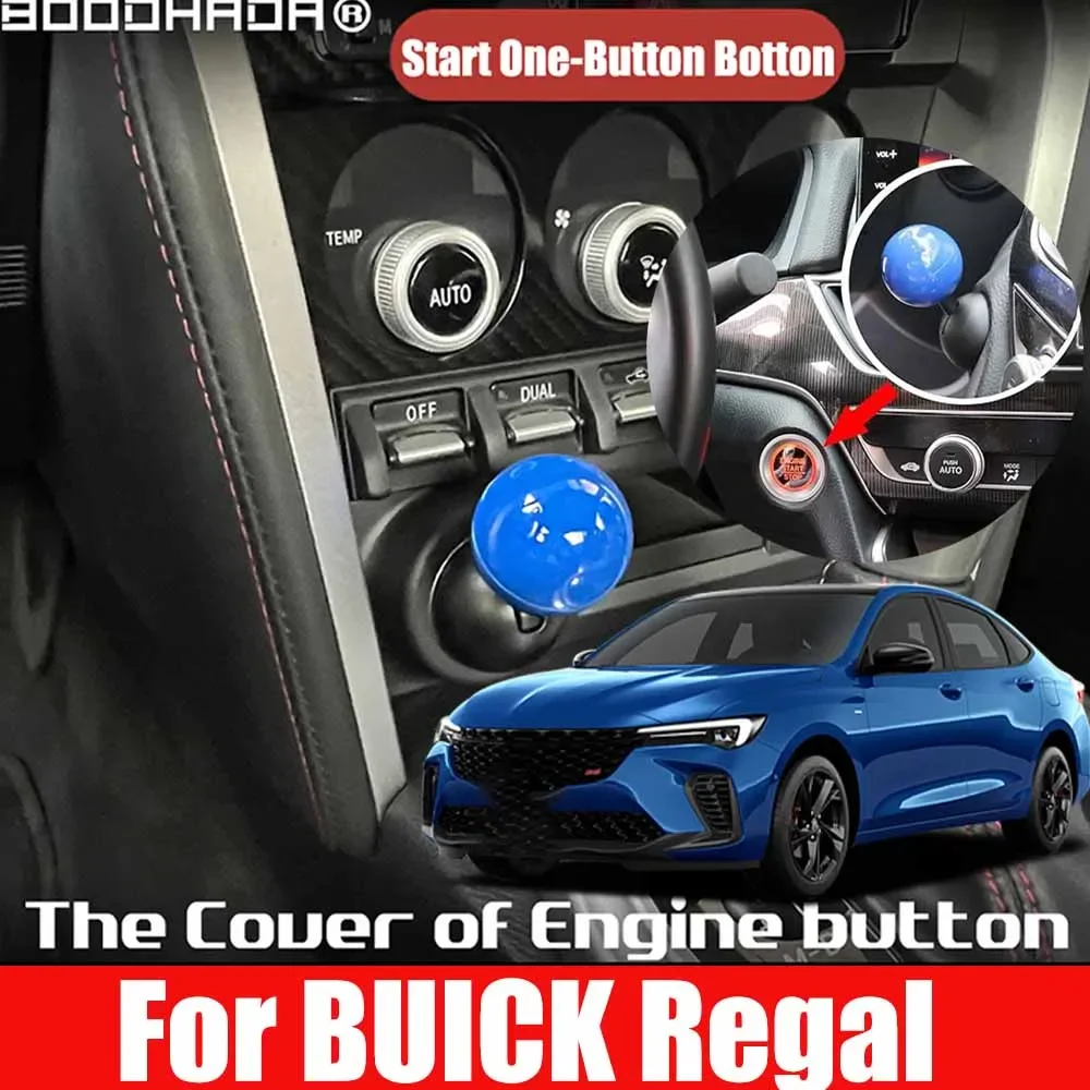 

For BUICK Regal Car Engine START Button Replace Cover STOP Switch ball style Car Accessories