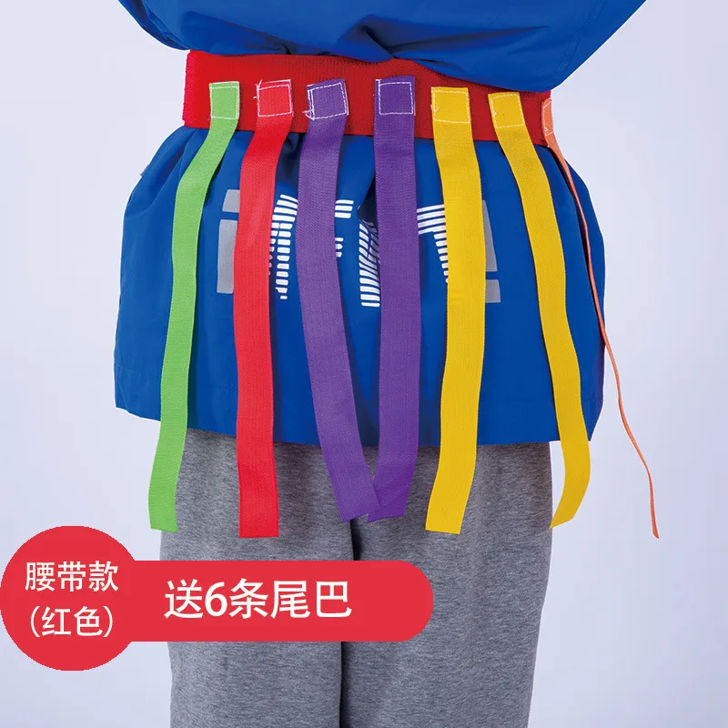 

2 set Catch Tail Game Belt Red Interactive Training For Family Gathering Carnival Outdoor Play