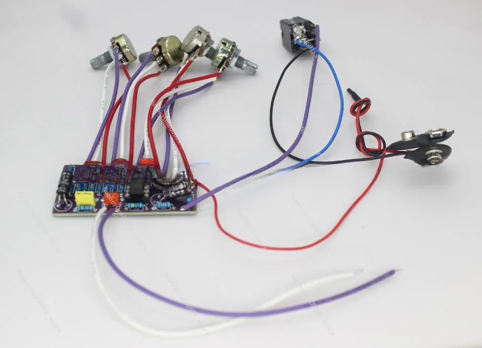 DIY Bass with Built-in Active Circuitry 3-Band EQ Preamp Board