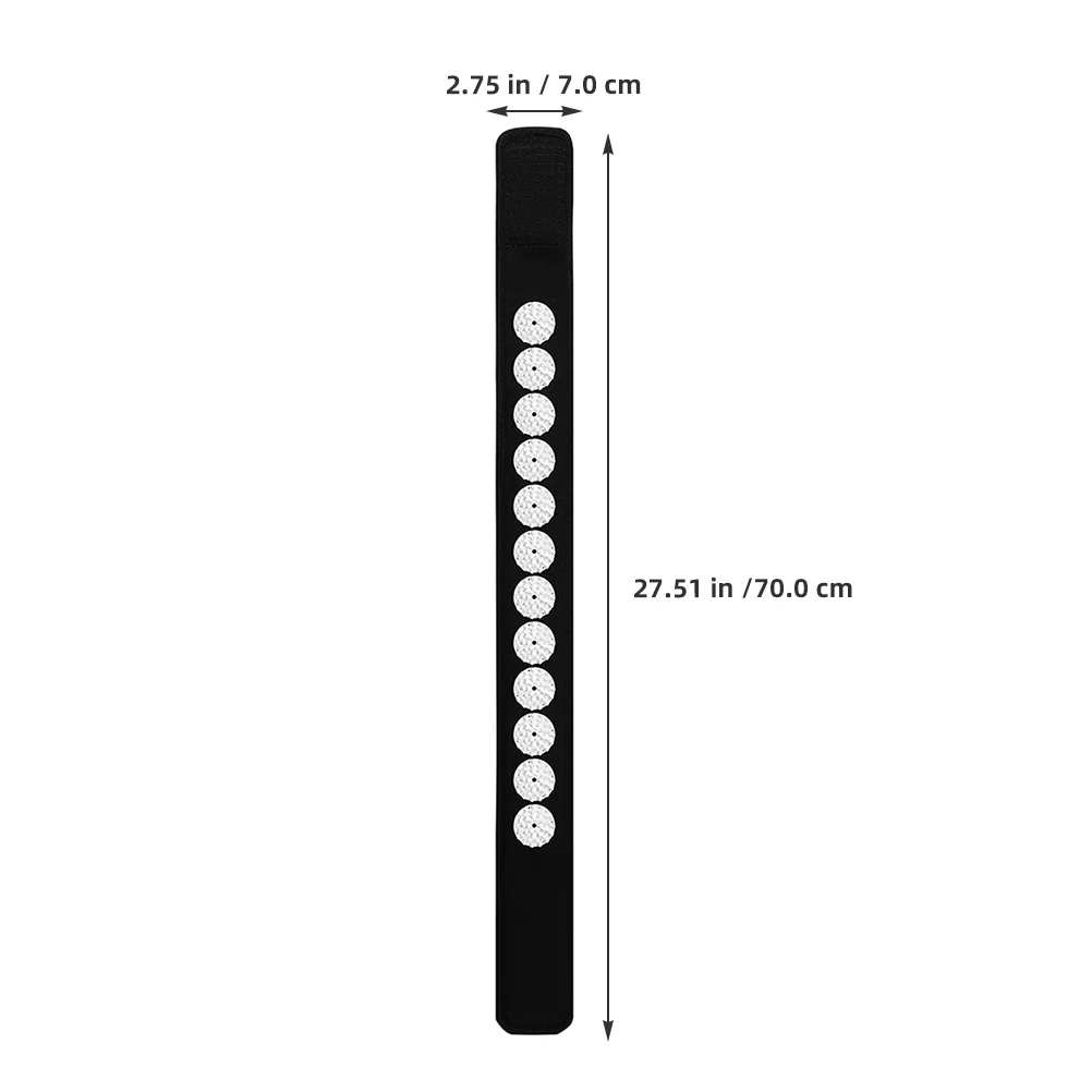 حزام تدليك الرأس، عصابة رأس بالضغط الإبري، لف قابل للتعديل، دعم القطن، حزام استرخاء العضلات المحمول، تخفيف ساعات طويلة