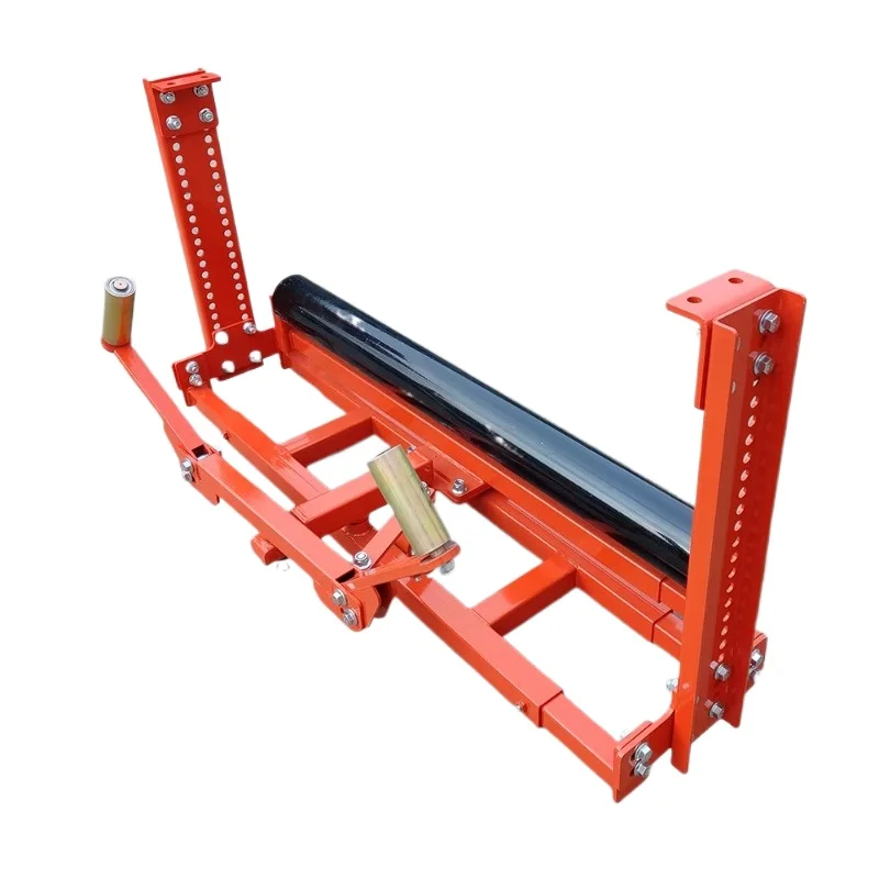 New belt offset correction device - adjustable steel alloy conveyor belt aligner, suitable for coal mines and cement plants