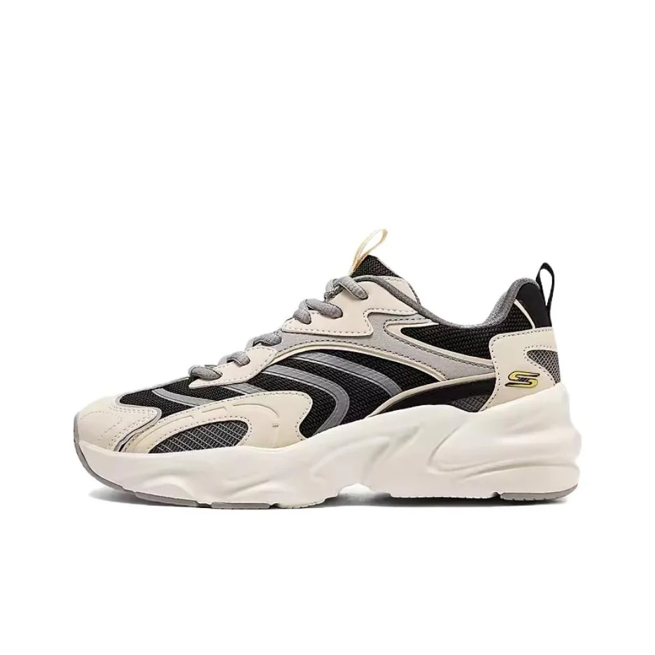 skechers-dlites-scarpe-da-ginnastica-basse-chunky-in-tessuto-e-pelle-sintetica-da-uomo-bianco-nero-118326-ntbk