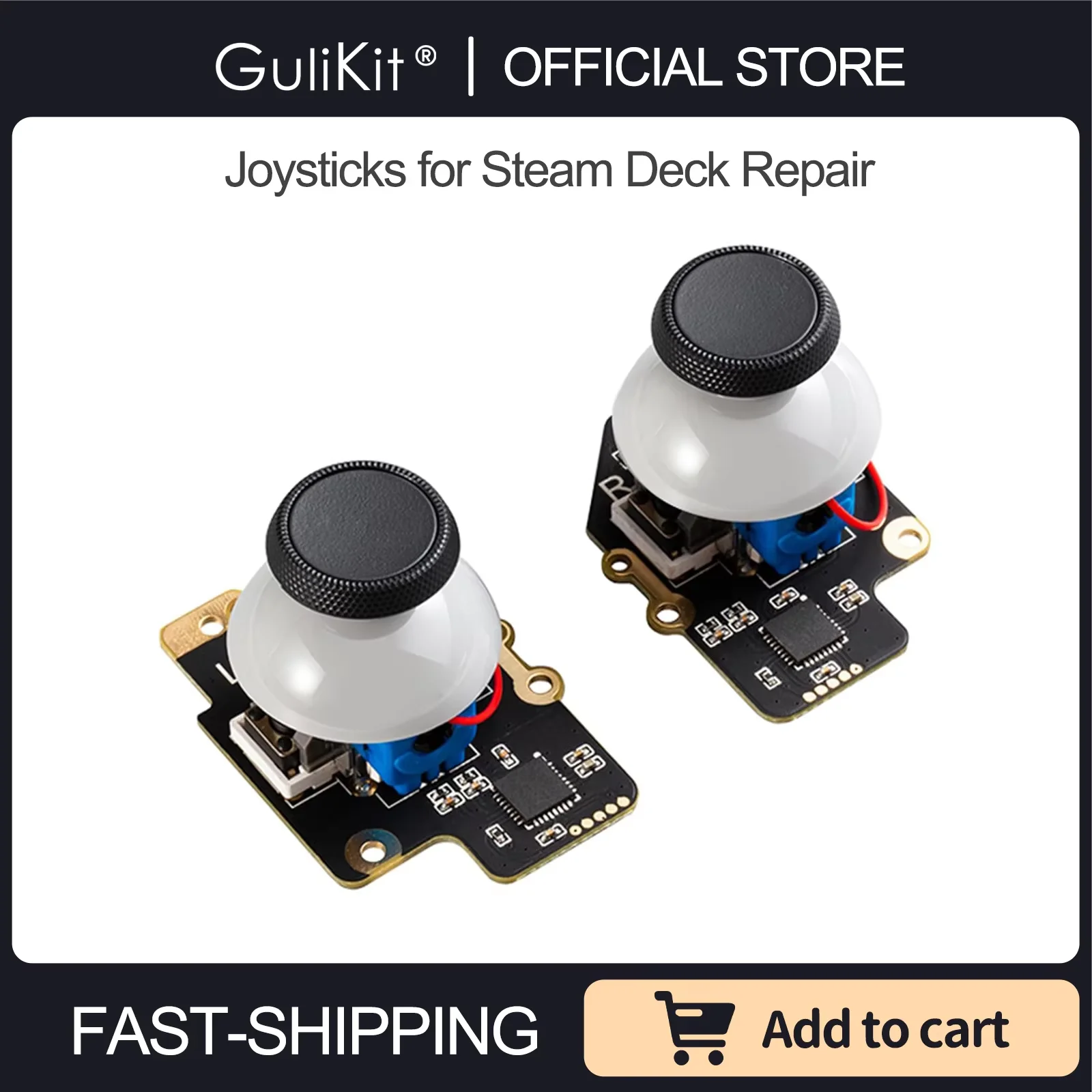 Модуль электромагнитного джойстика Gulikit SD02 для джойстика Steam Deck типа A и типа B