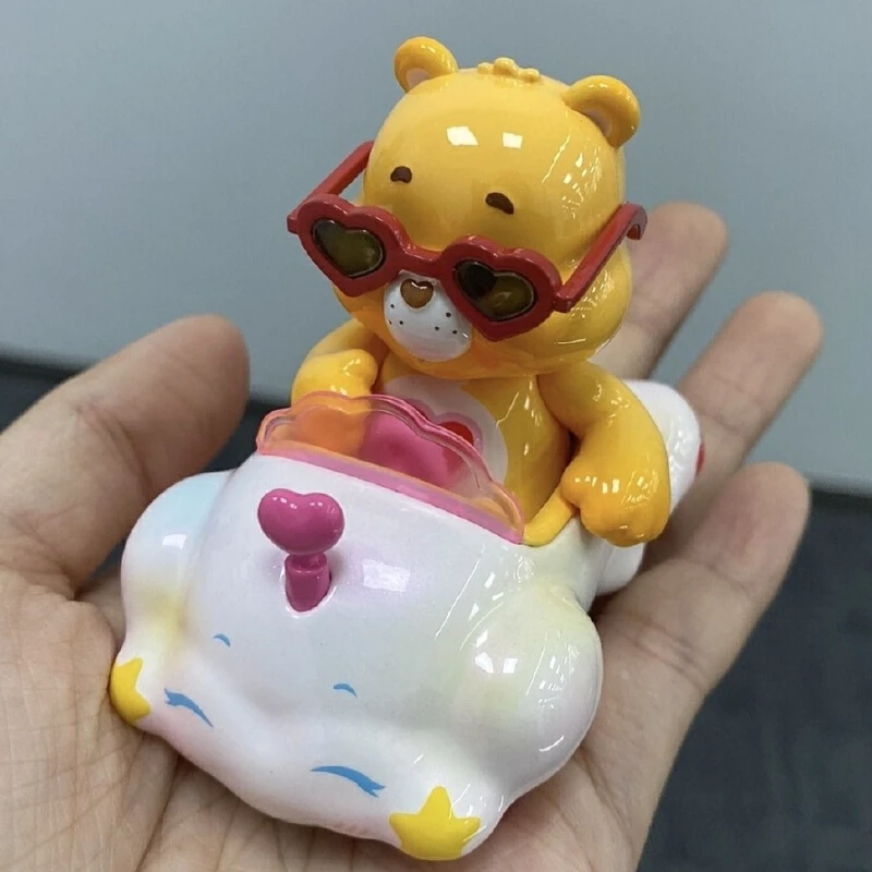 Carebears miniso sky bear série 3 yunzhong paraíso quarta geração caixa cega ornamento feito à mão modelo feriado coletar presentes
