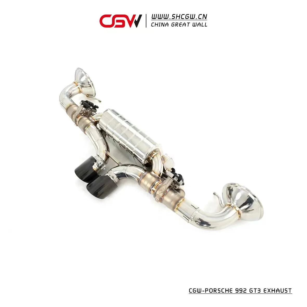 CGW New Product Exhaust Muffler Manifold Downpipe for  992 GT3 2021+ - view 6
