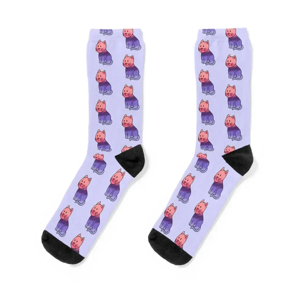 

Omnisexual Pride Cat Socks basketball Sports Girl'S Socks Men's