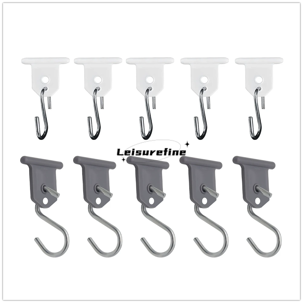 

20kits RV Awning Hooks Outdoor Party Light Hangers S-shaped Camping Tent Utensils Holder Easy Install Hiking Picnic Boating Camp