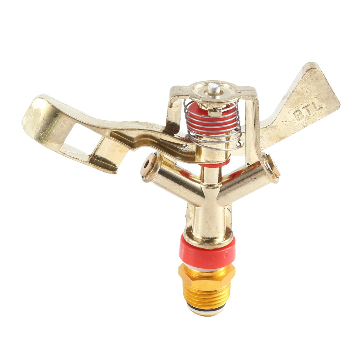 ONCE Hot New 1/2 Inch Dual Connector Zinc Alloy 360 Degree Rotate Rocker Arm Water Sprinkler Nozzle Garden Irrigation Sprinkler