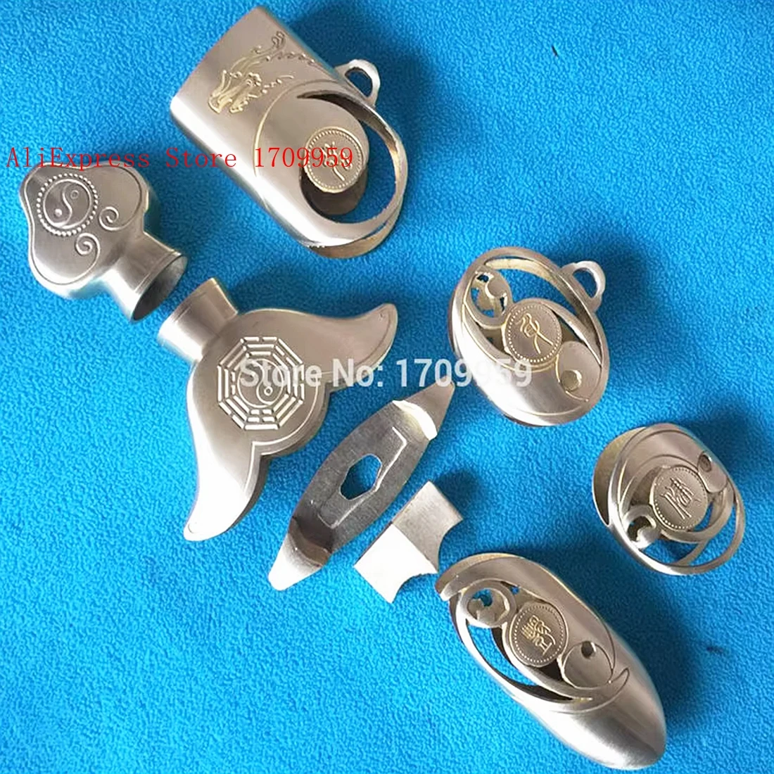 

Carving The Eight Diagrams Taoist Tai Ji Sword Copper Fittings For Chinese TaiChi/WuShu Dao Jian DIY Metal Accessory