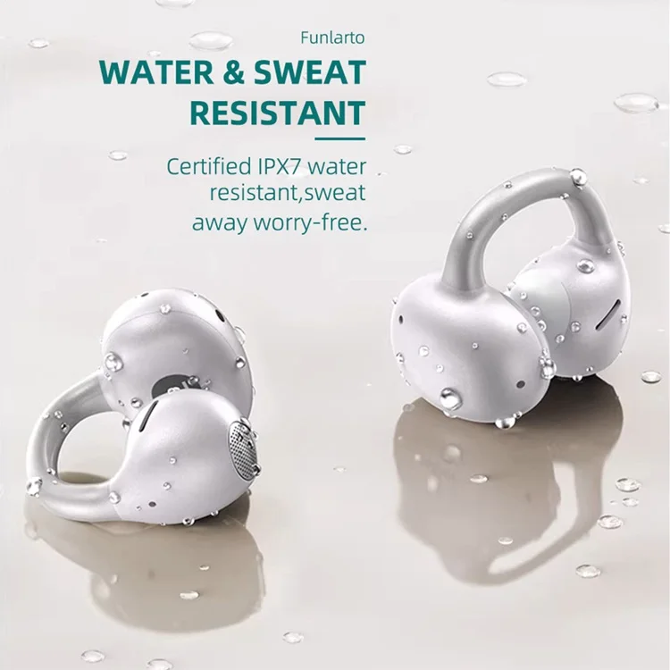 Clip-On-Ohrhörer, Bluetooth 6.0 Open-Ear-Ohrhörer, Leichte Komfort-Kopfhörer mit offener Bauweise, 40 Stunden Spielzeit, Klare Anrufe, Sicherer Sitz – Detail 7
