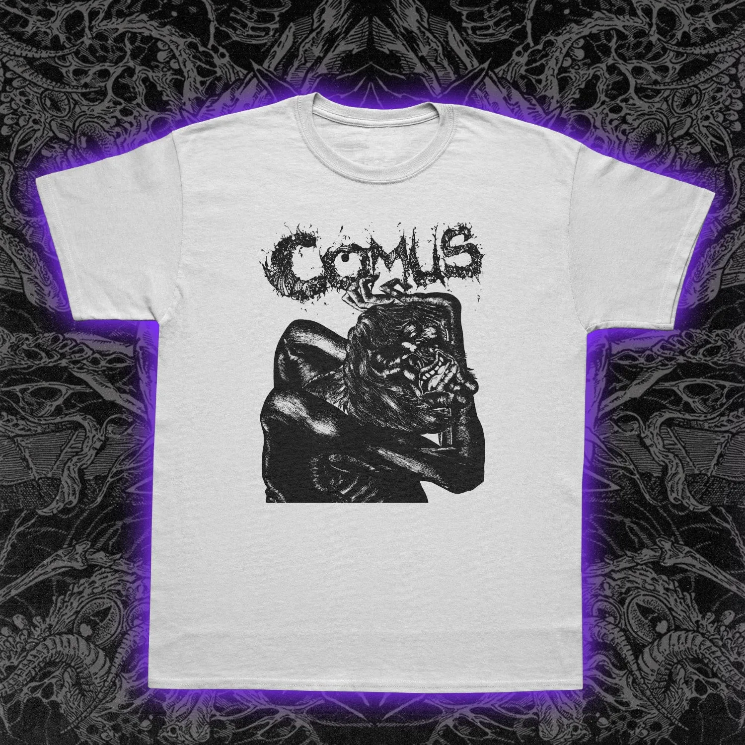 Camiseta Comus First Utterance, camiseta gráfica psicodélica de rock folclórico de terror, unisex