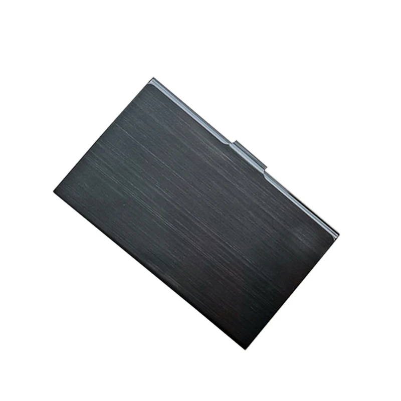 Aluminum Alloy Business Card Holder Card Case Solid Color Thickness Name ID Card Holder Credit Card Case Business Card Case
