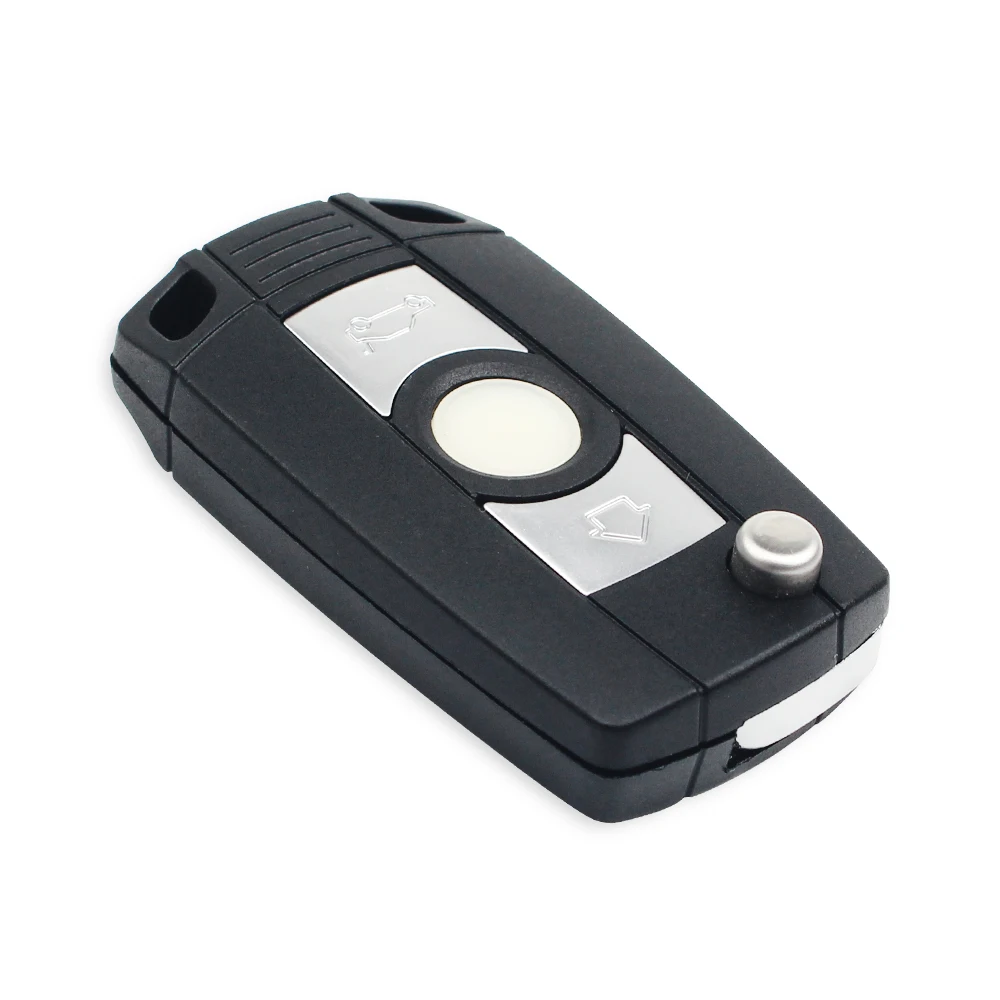 KEYYOU EWS Sytem Modified Flip Folding Car Remote Key for BMW E38 E39 E46 X3 X5 Z3 Z4 1/3/5/7 Series 315/433MHz ID44 Chip