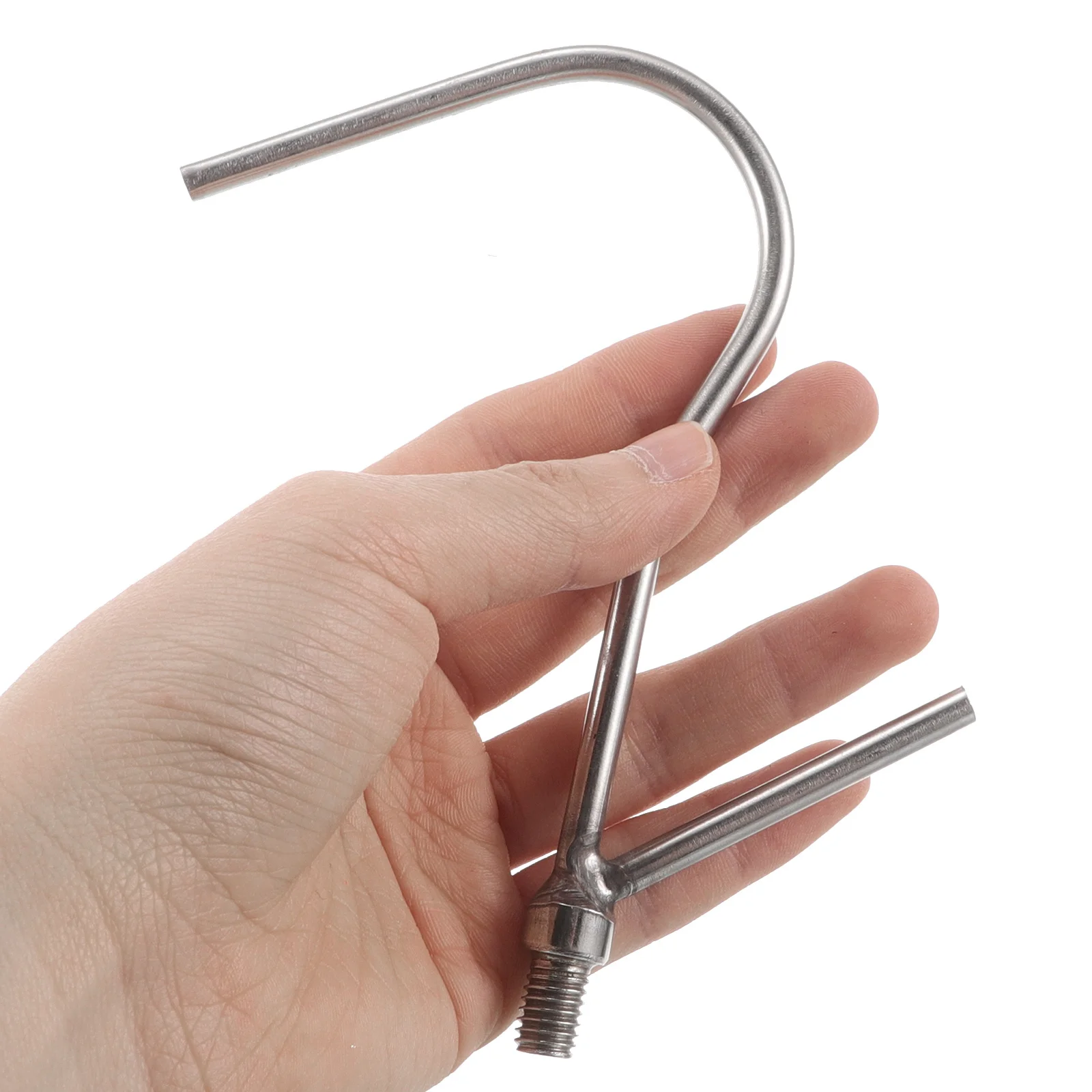 

2pcs Replacement Hook Accessories For Telescopic Pole Easy Install Clothes Hanging Rod Home Office Store Closet Extender