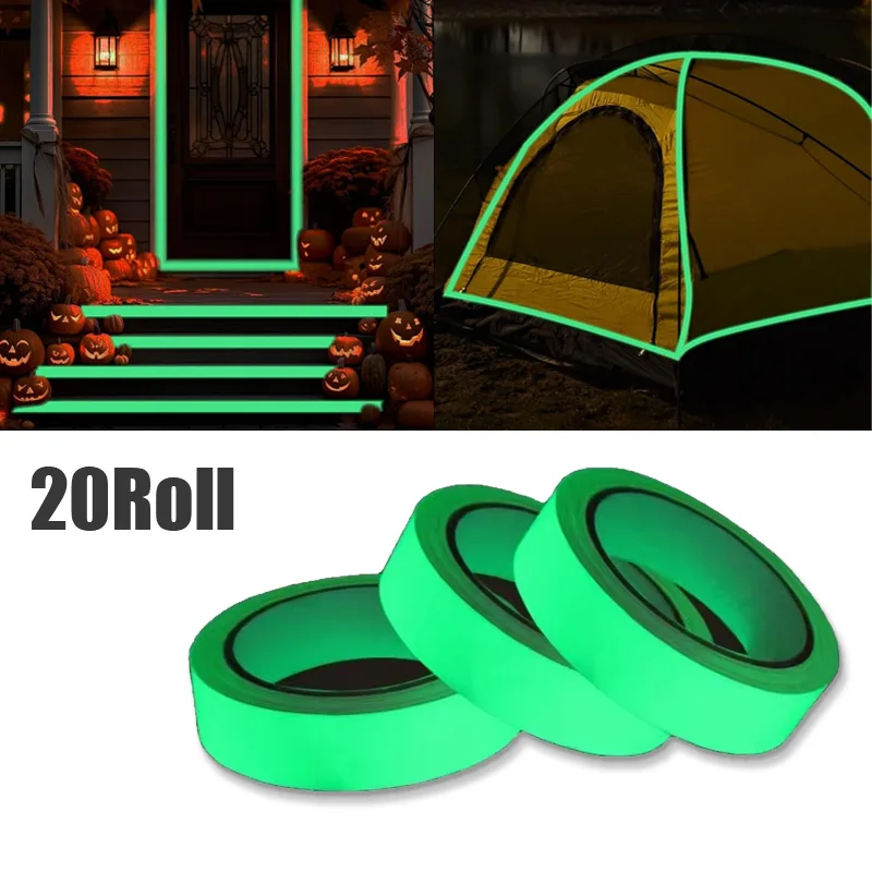 Halloween Decoration Night Light Safety Belt Ghost House Night Light Staircase Light Escape Indicator Belt Party Decoration Belt