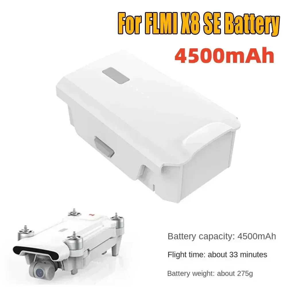 

Intelligent Drone Battery for FIMI X8 SE 2022 V2 ,11.4V 4500mAh Enabling 33mins Flight Time, Battery for X8SE Drone Accessories