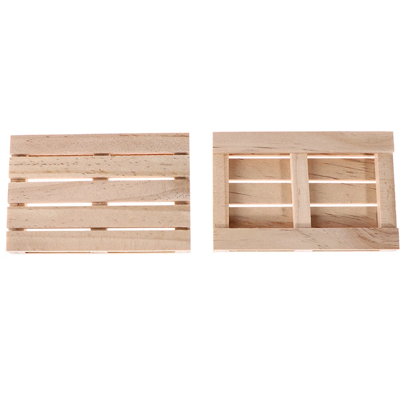 1pc Mini Pallet in legno sottobicchieri per bevande calde e fredde sottobicchieri per Pallet in legno cuscino per fiori