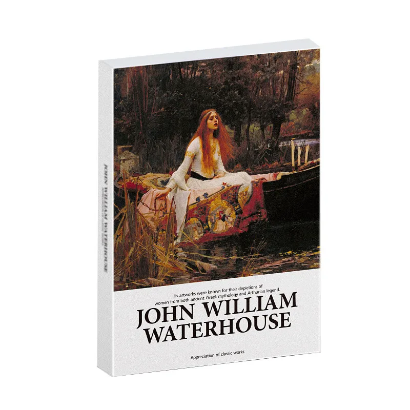 30Pcs Famous Artist William Waterhouse Artwork Postcards Painting Wish Greeting Card For DIY Wall Sticker Retro Decoration
