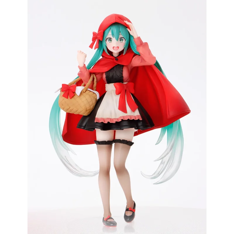 In Voorraad Originele TAITO Hatsune Miku Wonderland Little Red Anime Figuur Verjaardagscadeau Model Collectie Pop Ornamenten