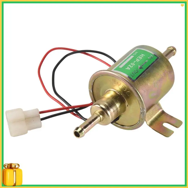 

Premium Universal 12V Fuel Pump HEP-02A Electric Gas Low Pressure Crude Oil Pump