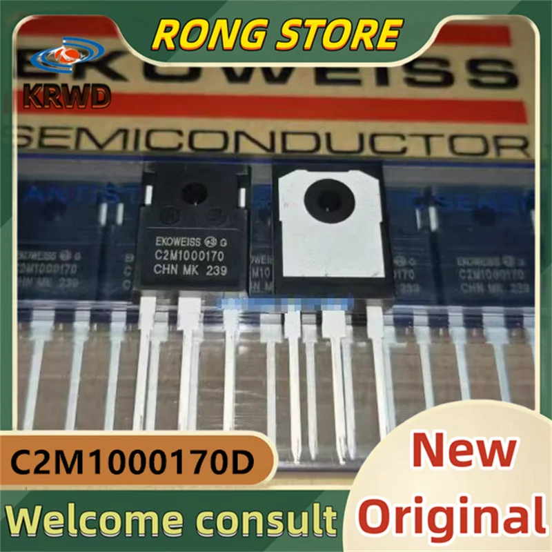 

5PCS C2M1000170 New Original C2M1000170D 5A 1700V TO-247-3