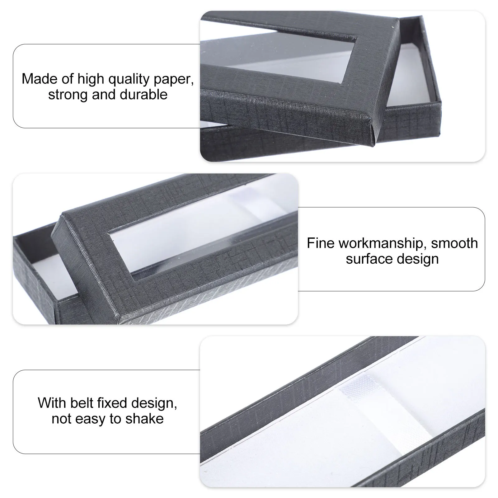

5 PCS Pen Case Simple Container Stylish Holder Holders Metal Pencil Paper Wrapping Travel