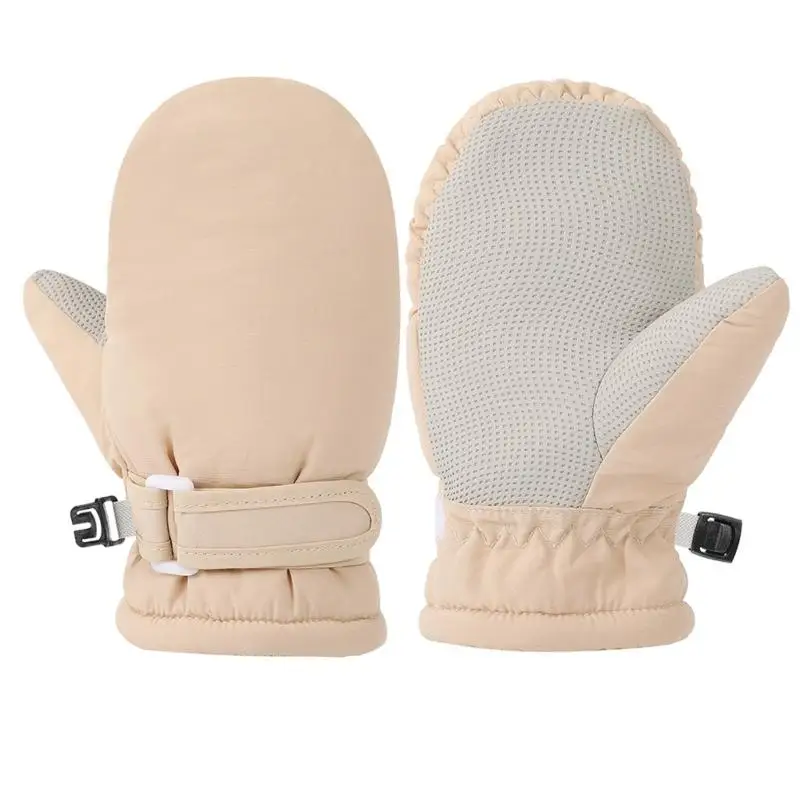 

U13F Cold Weather Ski Gloves Reinforced Stitching Elastic Secure Fixing for Baby