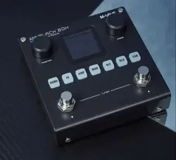 M-VAVE BLACKBOX Multifunctional Guitar/Bass Effect Pedal Effector（Built-in battery）, 80 editable Presets, 6 Effects Modules