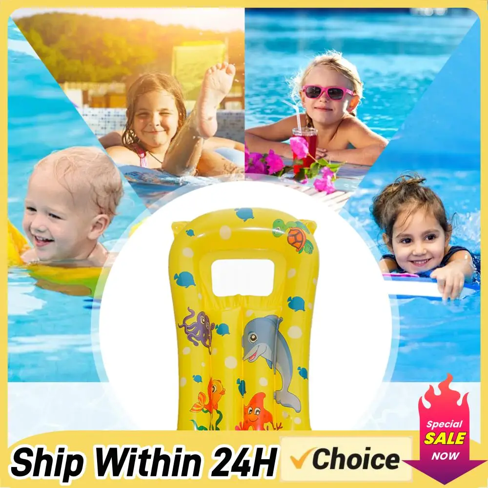 

Надувной плавающий матрас-доска для детей, мультяшный, утолщенный, милый, водонепроницаемый, для бассейна