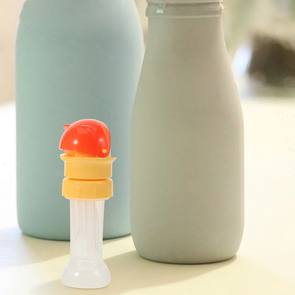 

2pcs Water Capspillproof Antichoking Lid For Kids Baby Straw Cup Reusable Cover With Storage Universal Fit Carry