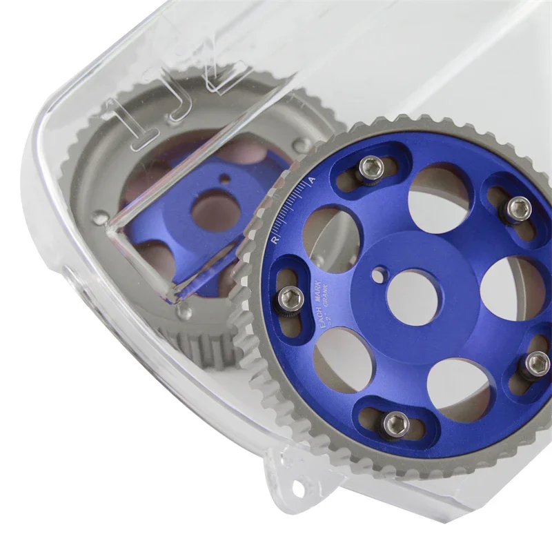 Polia de câmera vermelha/azul/roxa + capa de câmera para Toyota Supra JZA70 90-93 Mark II/Cresta/Chaser JZX81 90-92 JZX90 92-93 1JZ-GTE