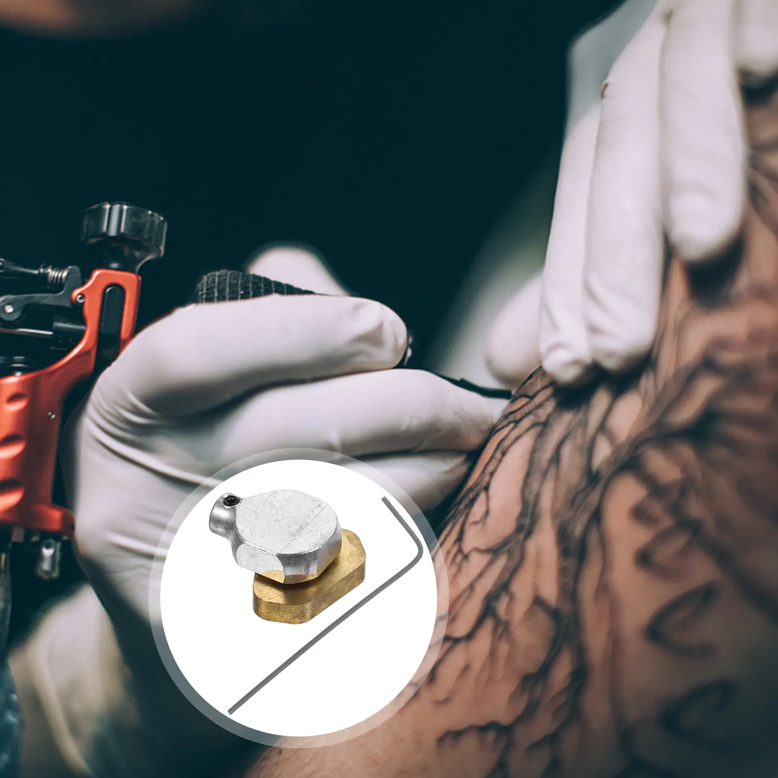 

2 шт. эксцентриковых колесиков для тату-машинок, золотистые, регулируемые, для большинства тату-моторов, с гнездом 0,9 мм, аксессуары для ключа-трещотки