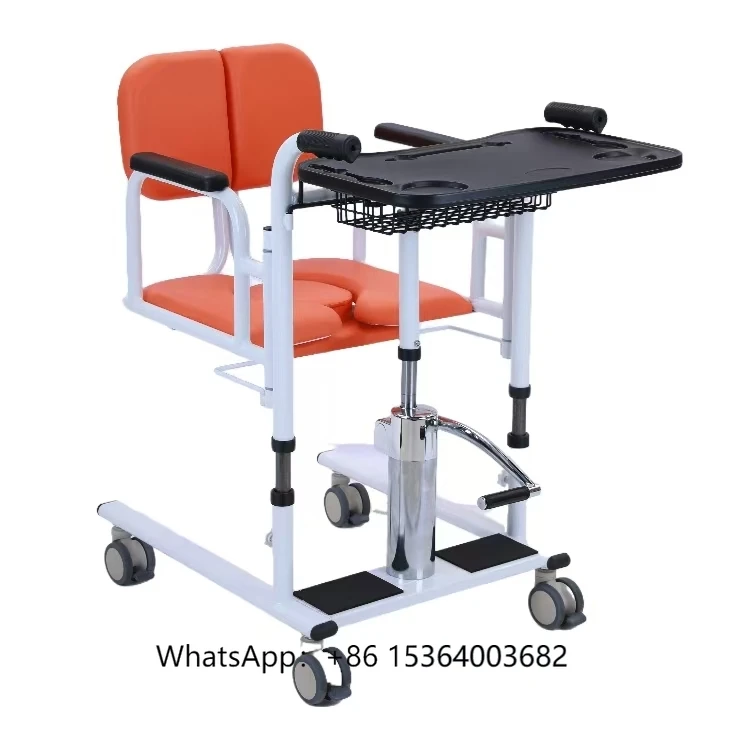 

Portable Hydraulic Patient and Elderly Transport Wheelchairs Lift Chair for Bedridden Elderly Foldable Lift Aid