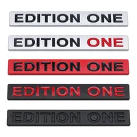 EDITION ONE Logo Car Trunk Emblem Sticker for Audi A4L Q5L A5 A3 A6 C5 Q5 Q7 R8 RS5