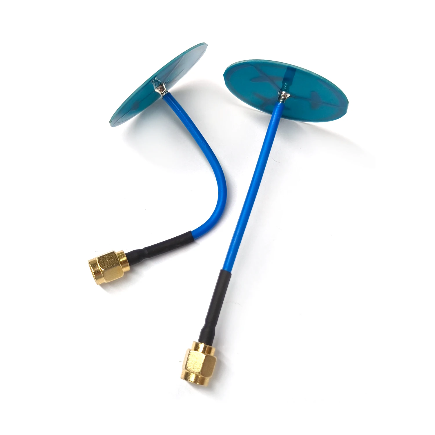 WIFI 2.4GHz 5.8GHz FPV Dual Band Antenna Bendable RG405 Coaxial Cable SMA Connector view 2