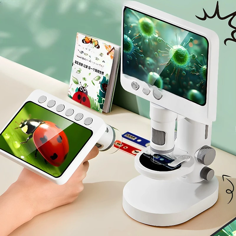Microscope Children's New Year 6 Birthday Gifts Girls Girls Elementary School Students Educational Toys