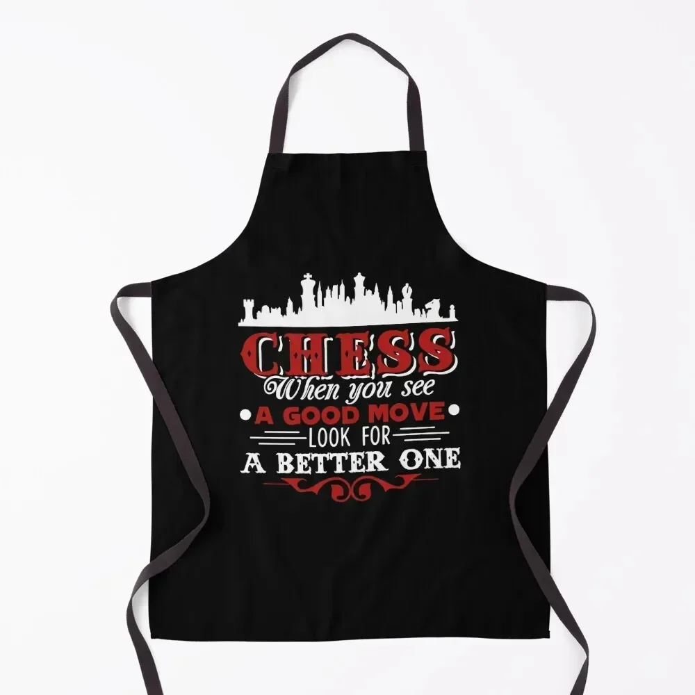 

Chess - Funny Chess Apron chef costume Kitchens Accessories Apron