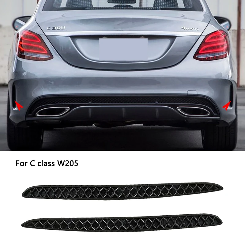 For Mercedes C Class W205 C205 c200 C300 C400 C260 Rear Bumper Left Right Side Cover Vent Grille Grill A2058850153 A2058850053