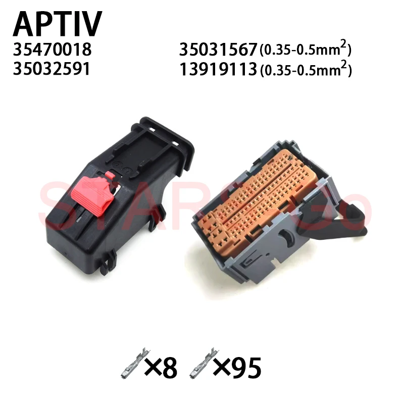 1/10SET 35470018 35032591 35031567 13919113 35031566 35031565 13919112 103P APTIV Delph Engine Computer Board Connector ECU Plug