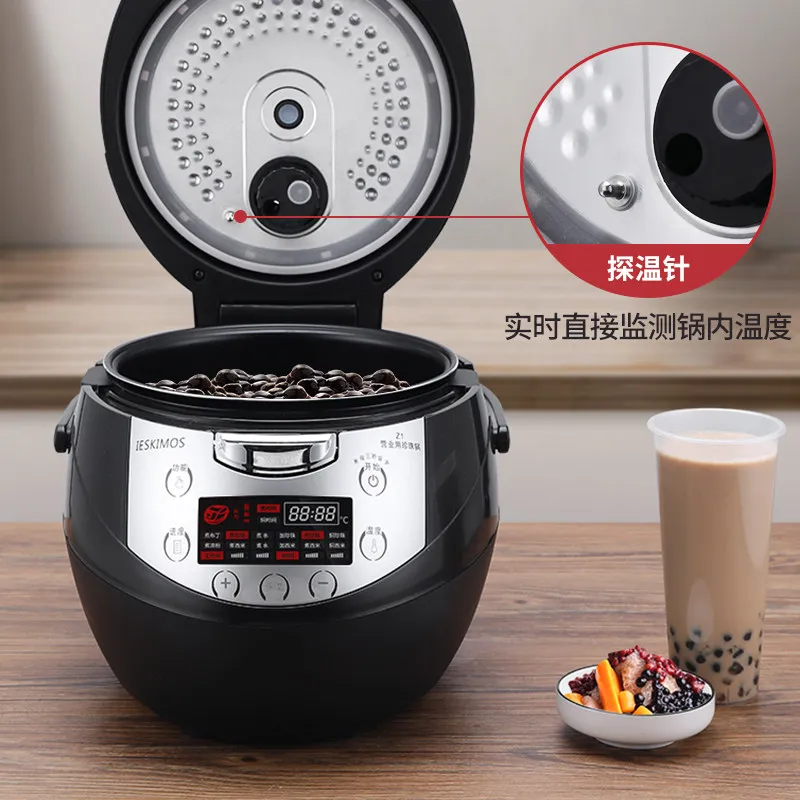 Panela elétrica comercial para cozinhar pérolas, especial para lojas de chá de leite, panela automática para pérolas, panela elétrica para lojas de chá de leite.