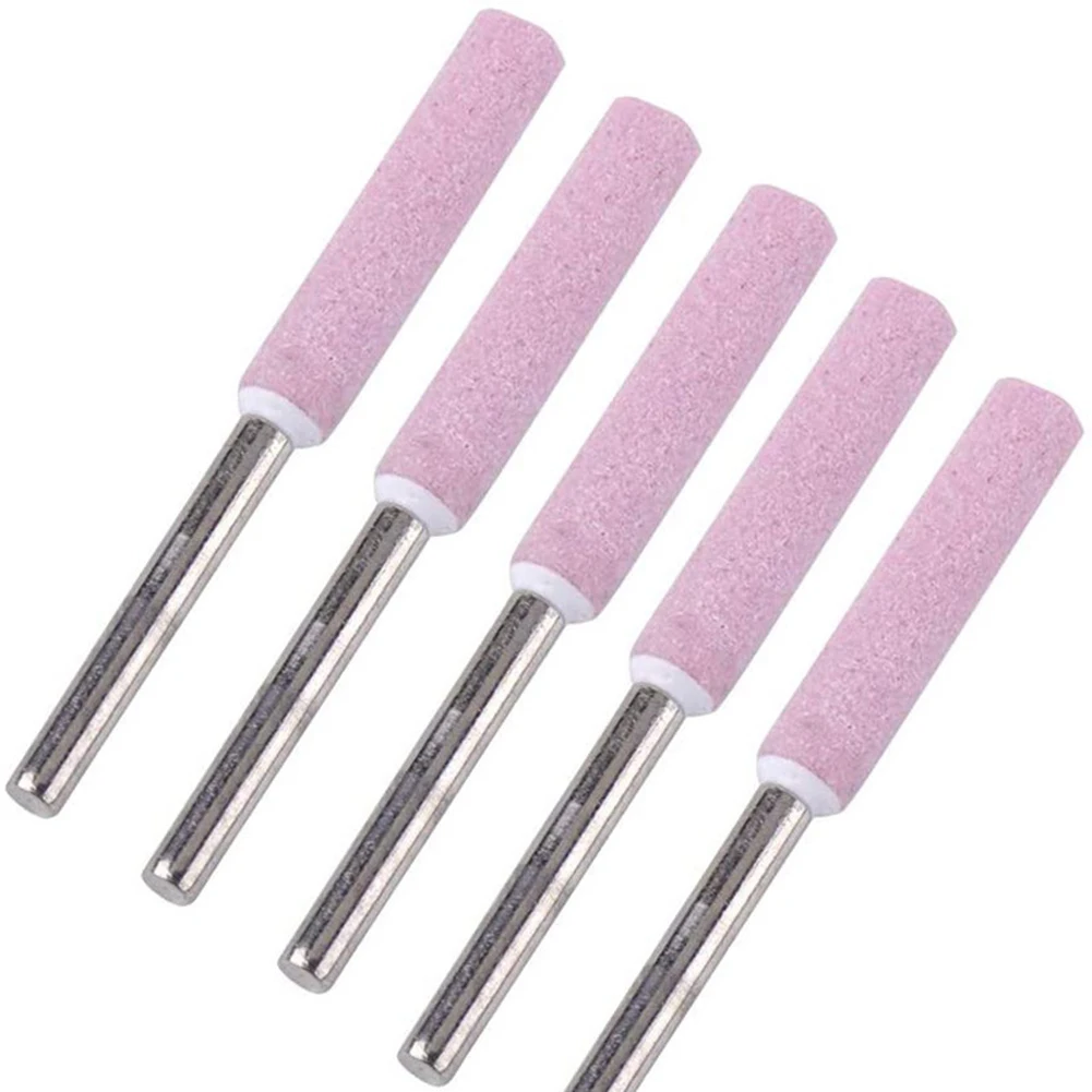 32-Piece Pink Diamond Chainsaw Sharpener With 120 Grit For Polishing, Grinding, And Rasp Tools Suitable For Metal Wood Plastic