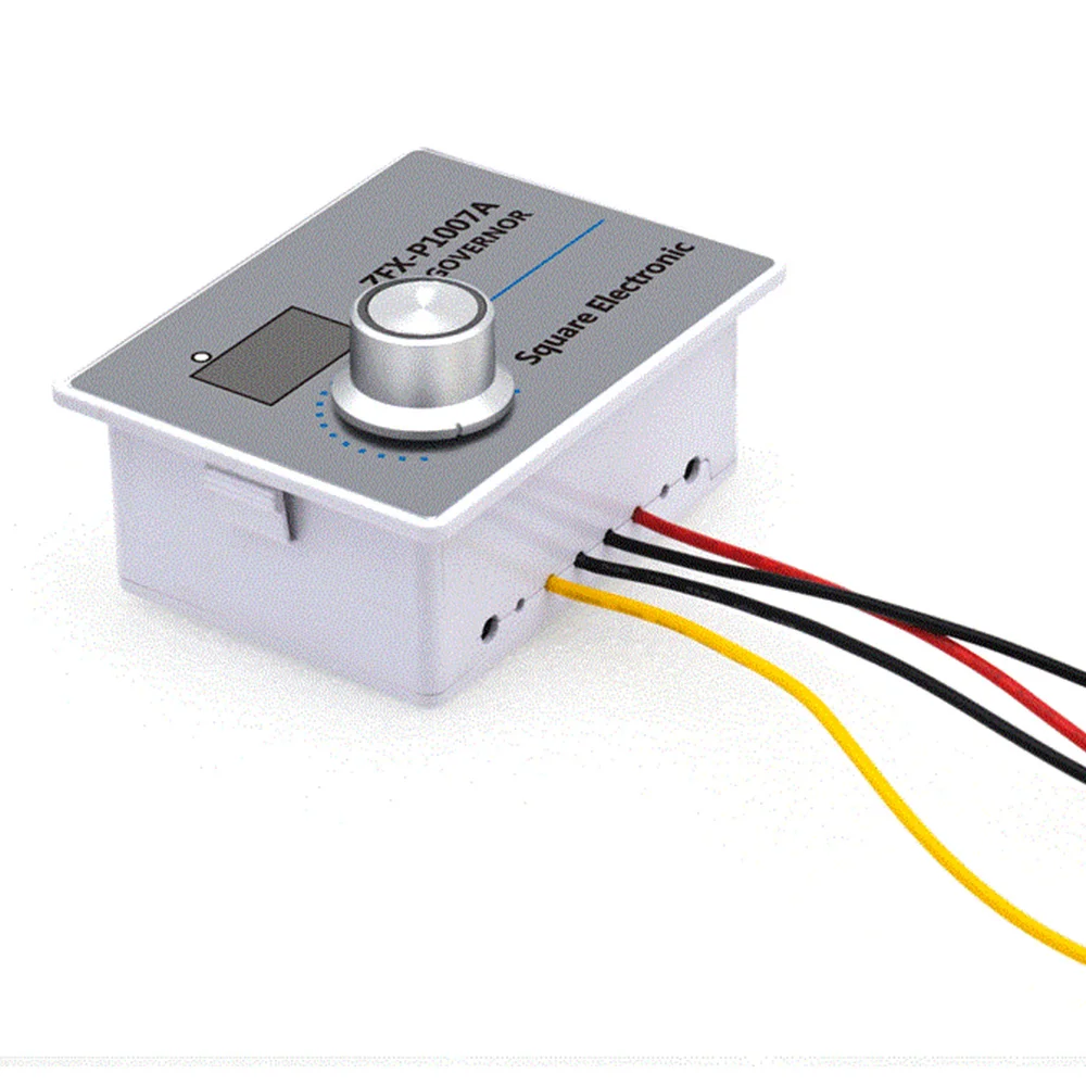 AED7-Digital Display Speed Controller Waterproof Stepless Speed Regulator Governor 500W AC 220V Control Switch