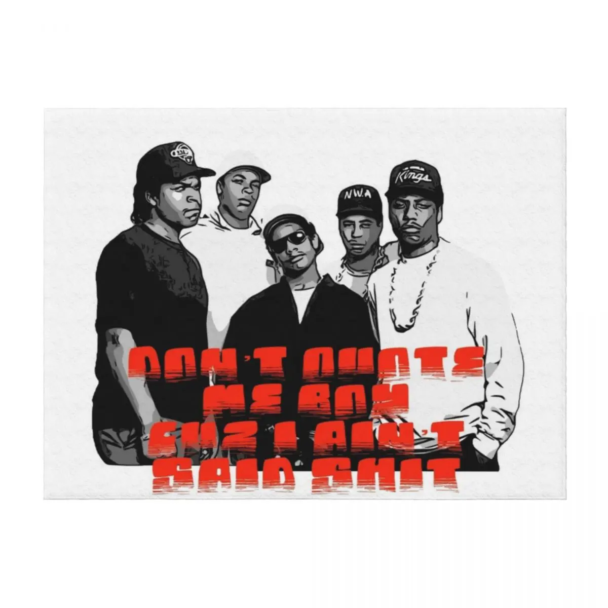 

nwa tee,nwa hoodie, nwa, eazy e, icecube, Throw Blanket Single Luxury St Cute Plaid for babies Blankets