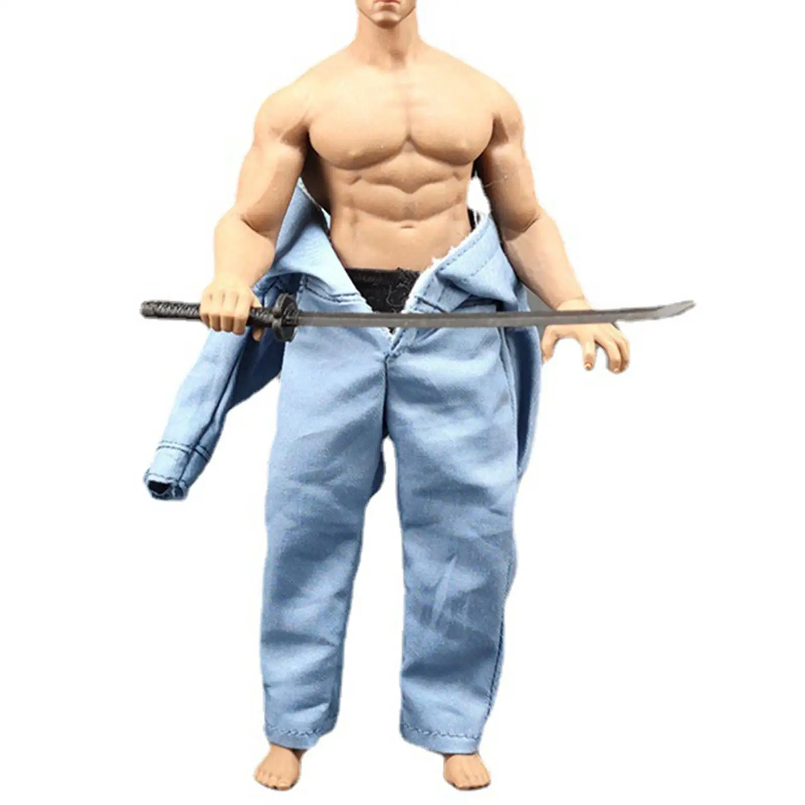 

1/12 Male Figure Clothes Bodysuit Dress up Clothing Jumpsuit Cloth Miniature