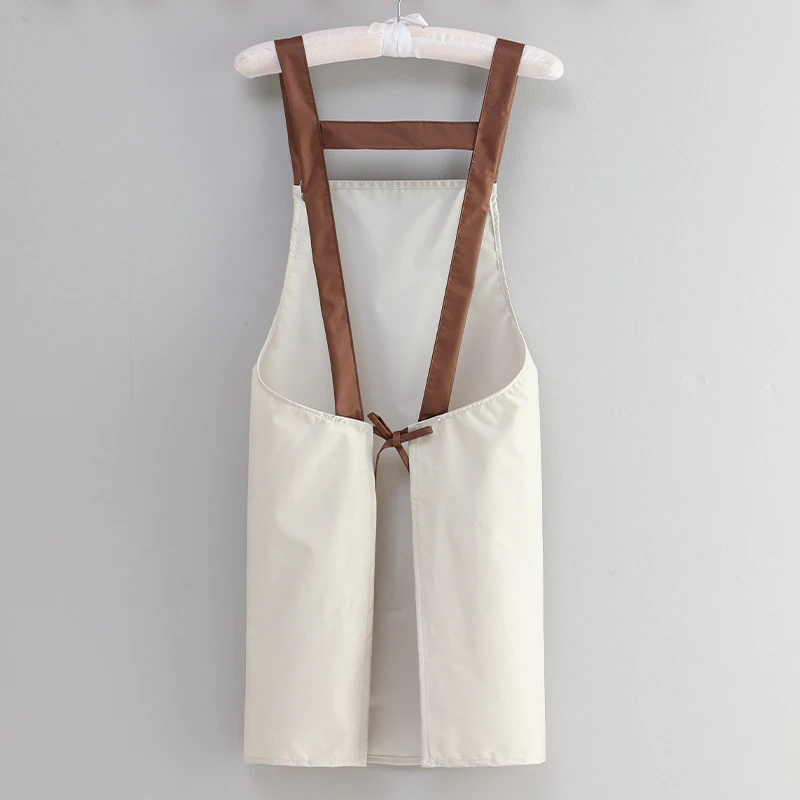 Kitchen Apron Women Men Waterproof And Oil Release Catering Work Clothes With Pockets Home Hotel Resturant Coffee Shop Cleaning