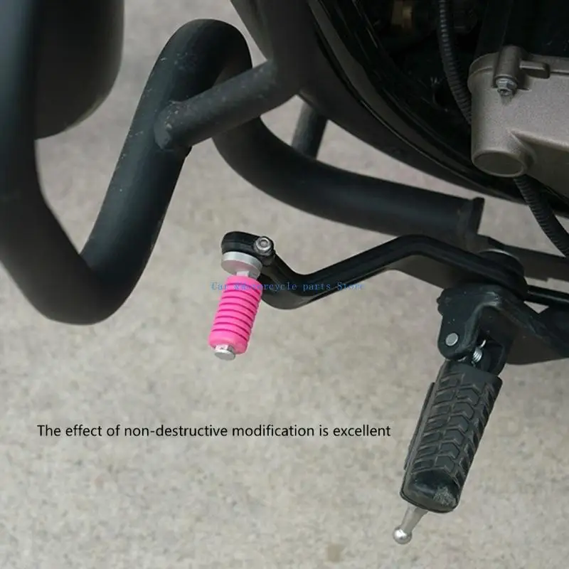 

Y9UC Motorcycle Gear Shifter Cover Universally Shifter Lever Pedal Rubber Cover Foot Peg Pedal Cover Decorations