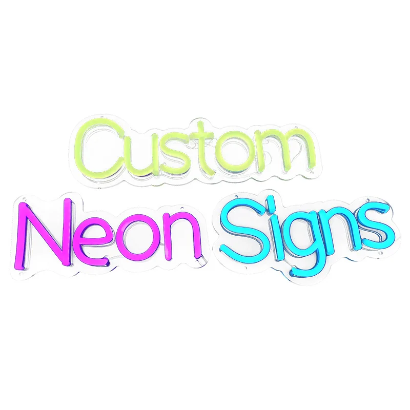 Customized neon sign Customized bar billboard led luminous word light sign shape letter decorative light