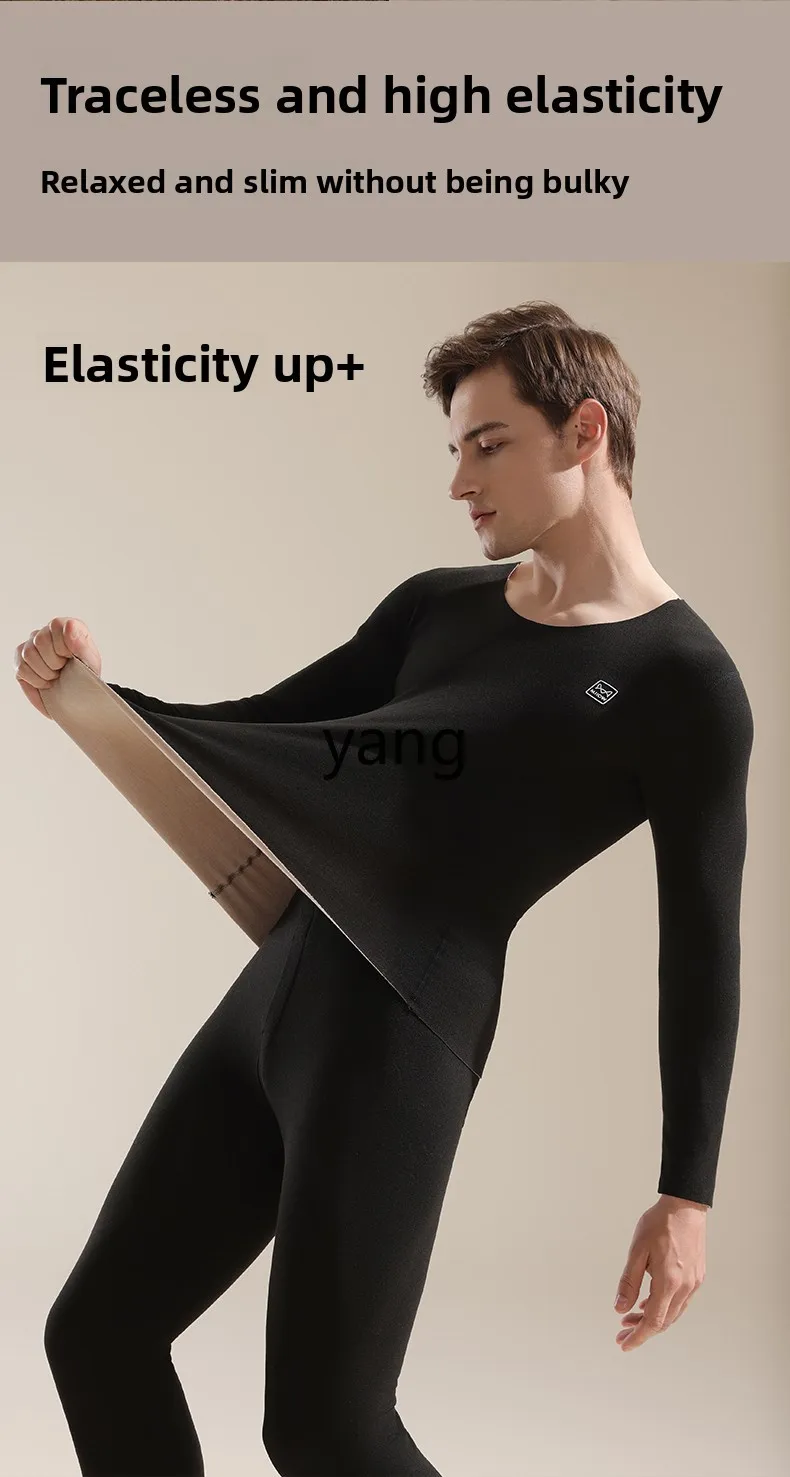 LMM thickened and velvet German heating seamless bottom cotton sweater winter top