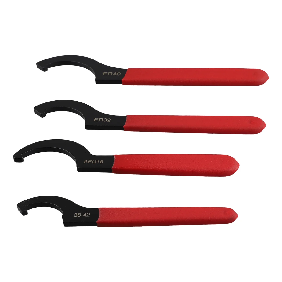 Coilover Wrench, Hook Wrenches Tools Set Shock Spanner Wrench Set C-Shape Spanner Adjustable Spanners Adjustment Tool